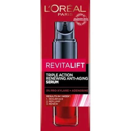 L'Oreal Paris Revitalift Triple Action Renewing Anti-Aging Serum, 30 ml ...