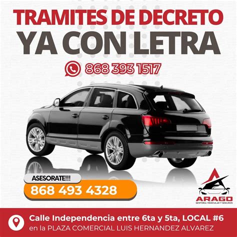 GESTORIA VEHICULAR, ASESORIASTRAMITES Y SEGUROSNUESTROS SERVICIOS¿PUEDEN RETENER TU VEHICULO?TE ...