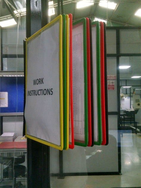 Infomate Plastic Wall Unit Hanging Documents Storage Folders - 10 (A4 ...