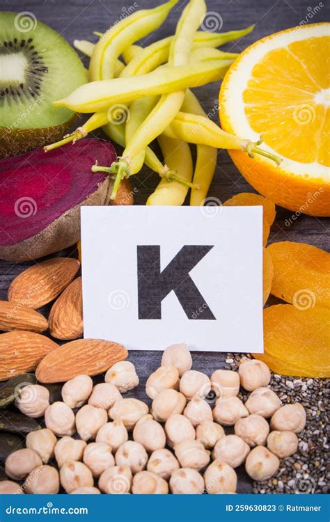 Nutritious Eating Containing Natural Vitamin K, Potassium and Minerals ...