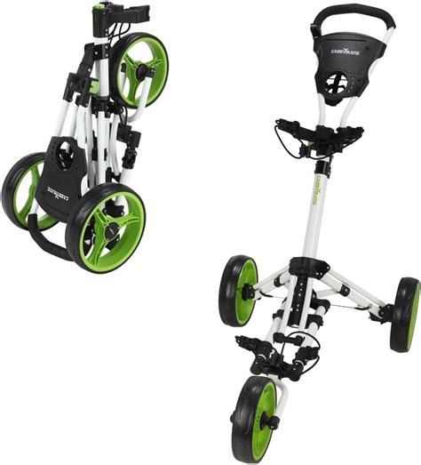 Caddymatic X-Lite Folding Golf Trolley - White/Green India | Ubuy