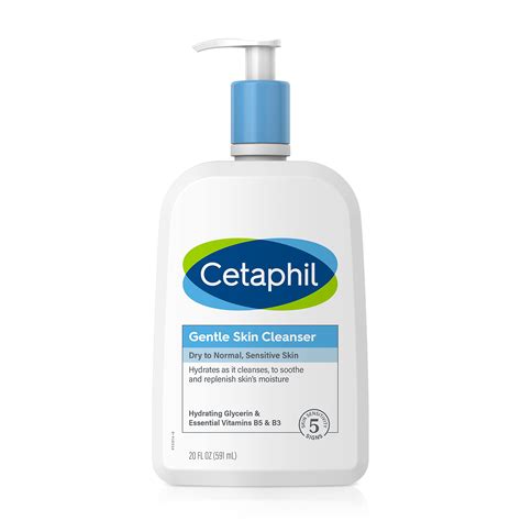 Face Wash by CETAPHIL, Hydrating Gentle Skin Cleanser for Dry to Normal ...
