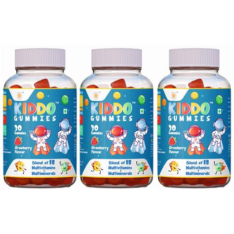 Buy 3 JARS OF MULTIVITAMIN AND MULTIMINERAL GUMMIES, 30 GUMMIES PER JAR ...