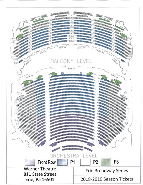 Warner Theater Seating Chart With Seat Numbers - chartdevelopment