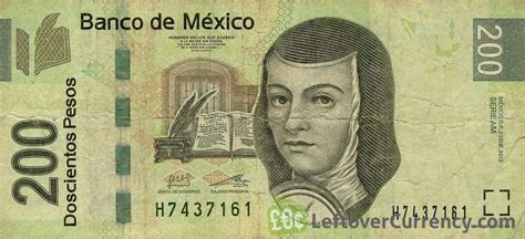200 Mexican Pesos banknote (Series F) - Exchange yours for cash today