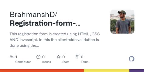 Image result for JavaScript Client-Side Validation Registration Form