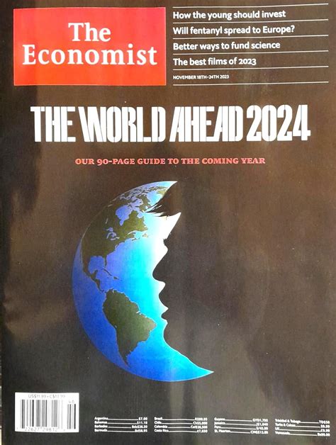 The Economist Magazine 18 November - 24 November 2023 The World Ahead 2024: The Ahead 2024 ... - economist subscription