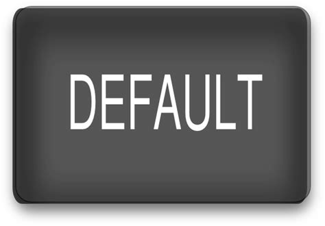 Default Button 的图像结果
