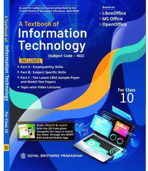 A Textbook Information Technology (Code - 402) For Class 10: Buy A ...