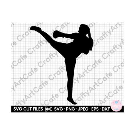 Kickboxing Silhouette