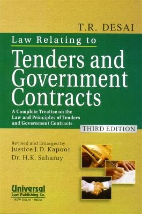 Buy Law Relating to Tenders and Government Contracts Book Online at Low ...