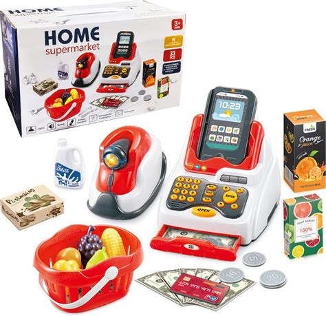Buy FunBlast Pretend Play Cash Register with Scanner, Swipe Machine ...