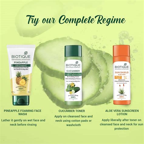 Buy BIOTIQUE CUCUMBER PORE TIGHTENING REFRESHING TONER WITH HIMALAYAN ...