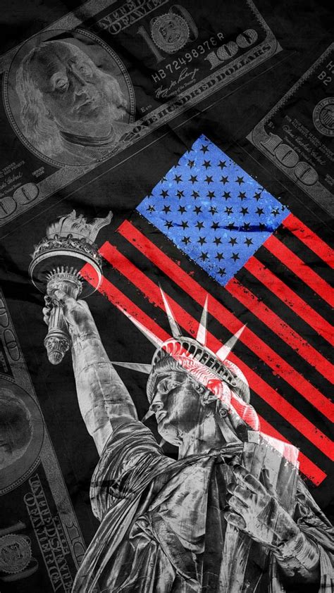 American Dollars Cash Statue Of Liberty Unique USA — Free iPhone Wallpaper (4K/HD) | 2026