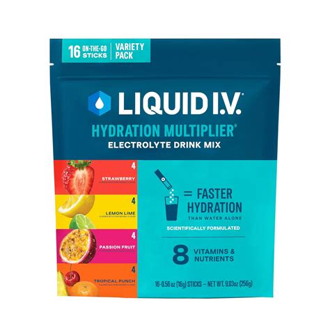 Amazon.com: Liquid I.V.® Hydration Multiplier - Variety Pack - Lemon ...