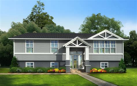 Photoshop Redo: Reinventing a Style Misfit | Split level house exterior ...