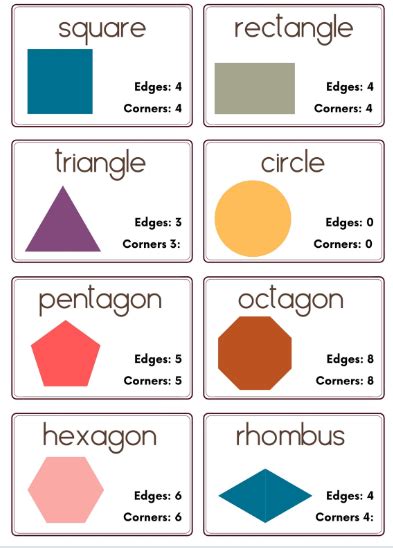 Image result for 2 D-Shape Examples