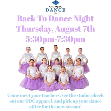 Back To Dance Night, 7714 North Owasso Expressway, 7 August 2025 ...