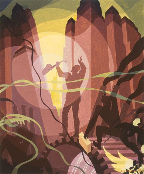 which characteristics best describe Aarion douglass's painting song of ...