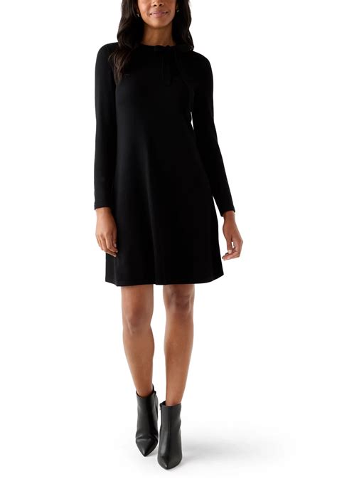 Robbie Bee Women's Long Sleeve A-Line Sweater Dress | Belk