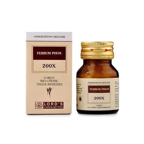 Lord's Bio-Chemic Ferrum Phos 200X Tablet 25 gm - Multimedicos