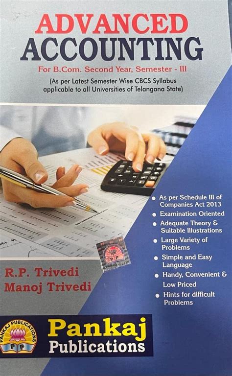 Advanced Accounting For B.Com Second Year Semester-III : R.P. Trivedi ...