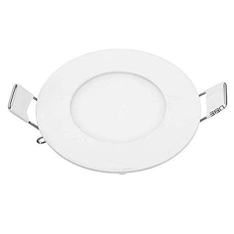 Buy Satyam Bright Recessed Round Slim Panel 3w Round Led Light (Cool ...