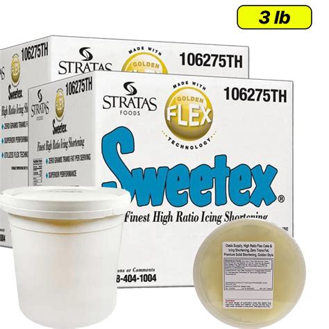 Sweetex Golden Flex Icing Shortening High Ratio | Michaels