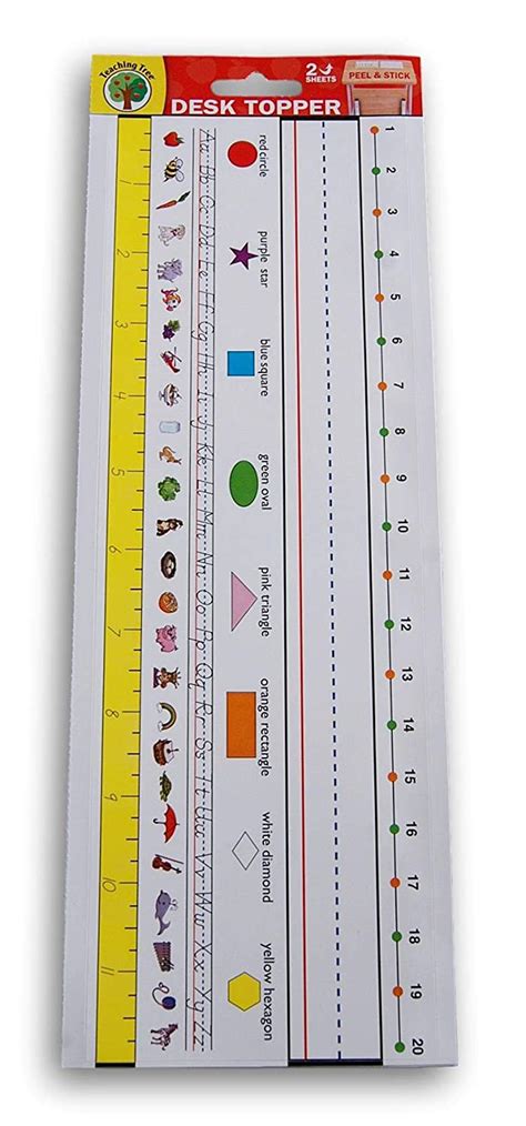 Adhesive Basic Guide Desk Topper - 2 Sheets : Amazon.in: Office Products