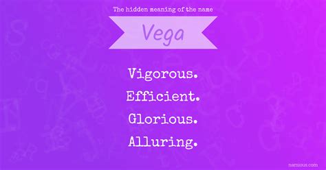 The hidden meaning of the name Vega | Namious