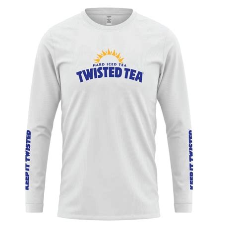 White Twisted Tea Long Sleeve T-Shirt | Twisted Tea