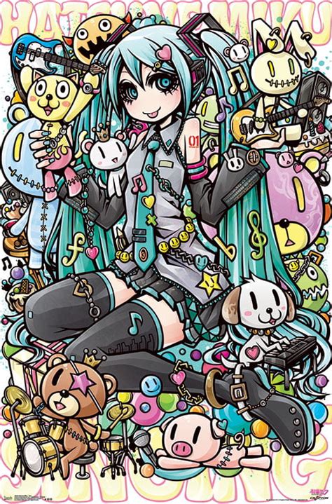 Buy Hatsune Miku - Toys Wall Poster, 22.375 x 34 Online at Lowest Price ...