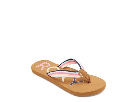 Roxy Colbee Flip Flop - Kids' - Free Shipping | DSW