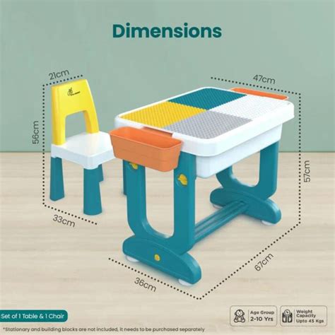 Learner Kids Study Table Set With Chair – The Moms Darling Baby Shop