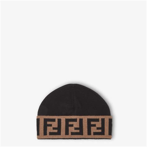 Beanie Wool Black | Fendi