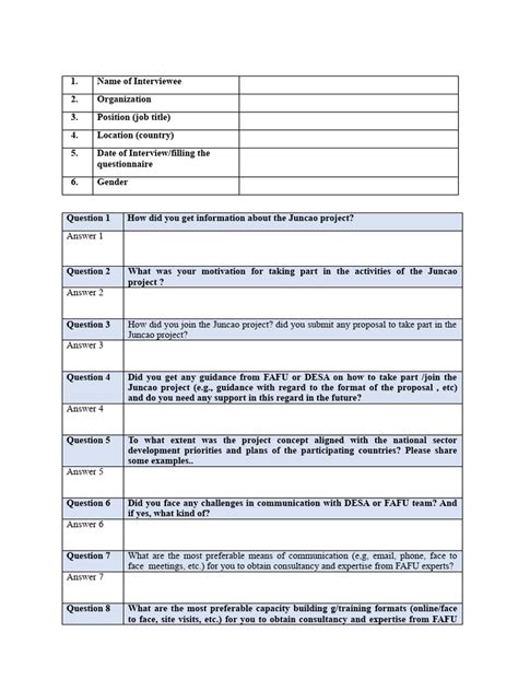 Image result for Interview Protocol Example