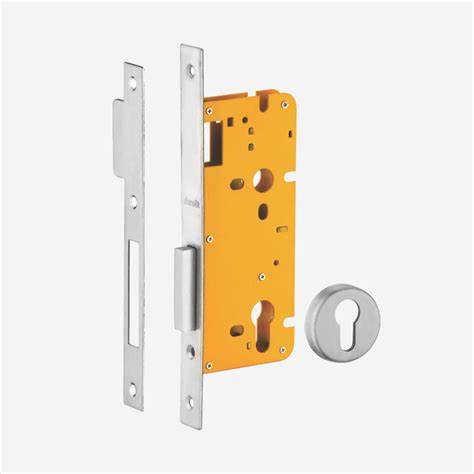 240 MM - Mortise Dead Lock with Key Rose for Steel Doors (240 MM ...