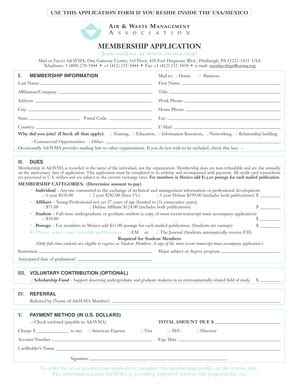 Fillable Online egr msu AWMA Application - egr msu Fax Email Print ...