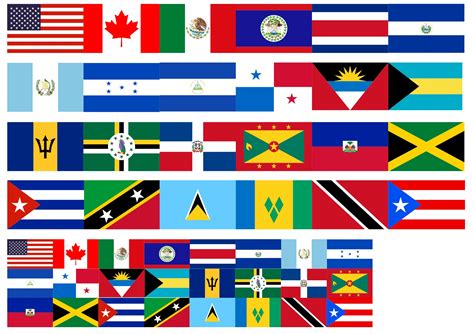 List Of All Flags Of Central America Countries Central America | Map,
