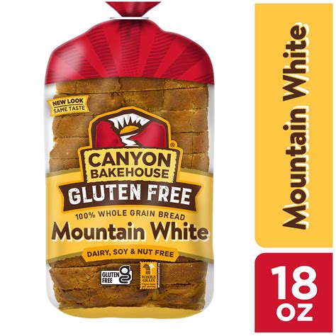 Canyon Bakehouse® Gluten Free 100% Whole Grain Mountain White Bread 18 ...