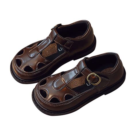 NOKIO Girls' Closed Toe Mary Janes Children'S Mary Jane Flats Girls ...