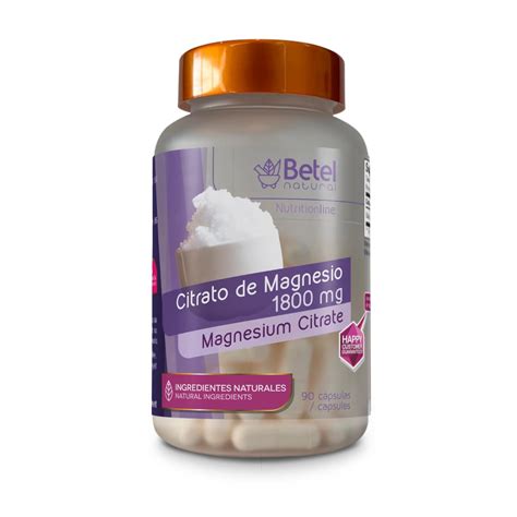 Buy Magnesium Citrate/Citrato de Magnesio s by Betel Natural - Easy s ...