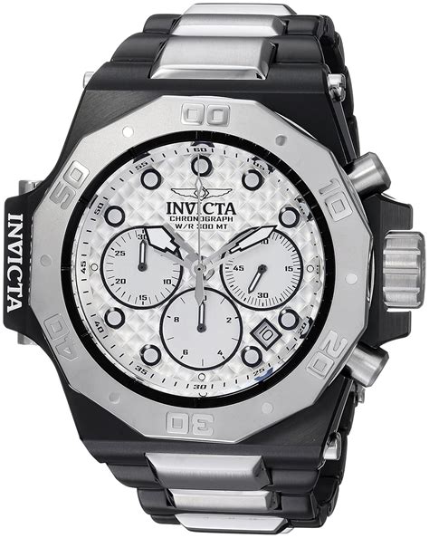 Invicta Men's 'Akula' Quartz Stainless Steel Casual Watch, Color:Silver ...