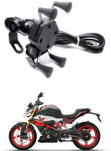Enfield Works X-Grip Mobile Holder With USB Charger For Bike EW-740 ...