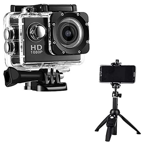 Raptas 1080p Sports Waterproof Action Camera, 2in1 Multipurpose H8 Mini ...