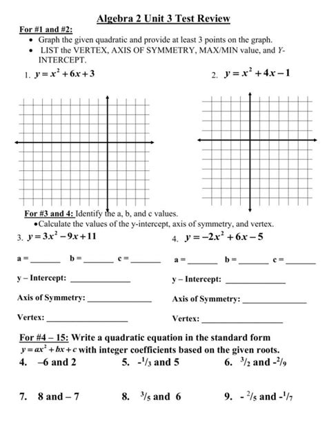 Image result for Algebra 2 Chapter 1 Test Study Guide