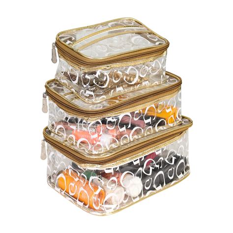 PrettyKrafts Box Vanity Oval Shaped Printed Transparent Sheet Golden Gl ...