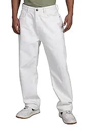 INKD Men's Classic Relaxed Jeans – Mid-Rise | 100% Cotton | 5 Pocket ...