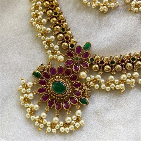 Antique matte kemp floral designer pipe short set - Adorna