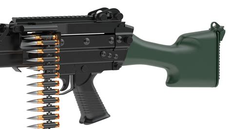 Mk 48 Machine Gun 3D model | CGTrader